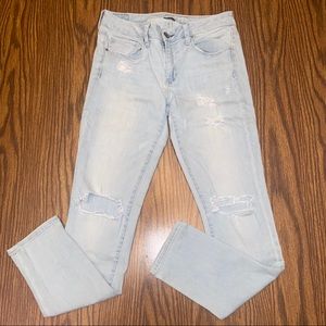 Light Blue American Eagle Skinny Jean